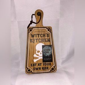 Halloween cutting board gothic witch decor Halloween cheese board
